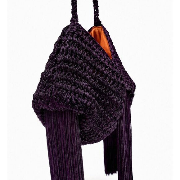 Zara crochet and tassel bag - Picture 4 of 10